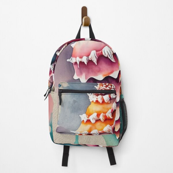 Item preview, Pink Spiny Conch Shell Watercolor designed and sold by BeachWhisper.