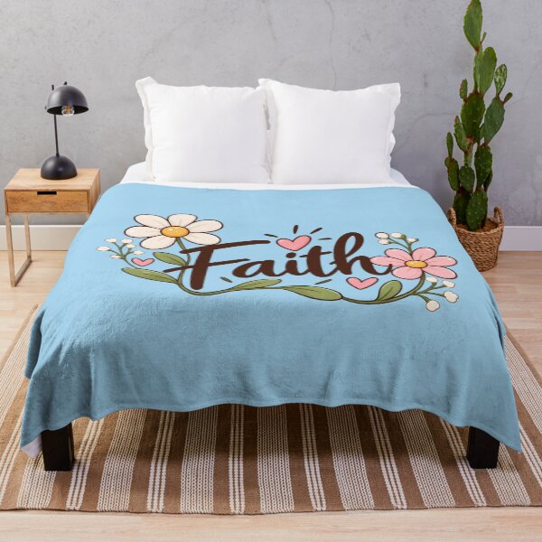 Item preview, Faith & Flowers Inspirational Floral Quote Sticker designed and sold by StickyDelights.