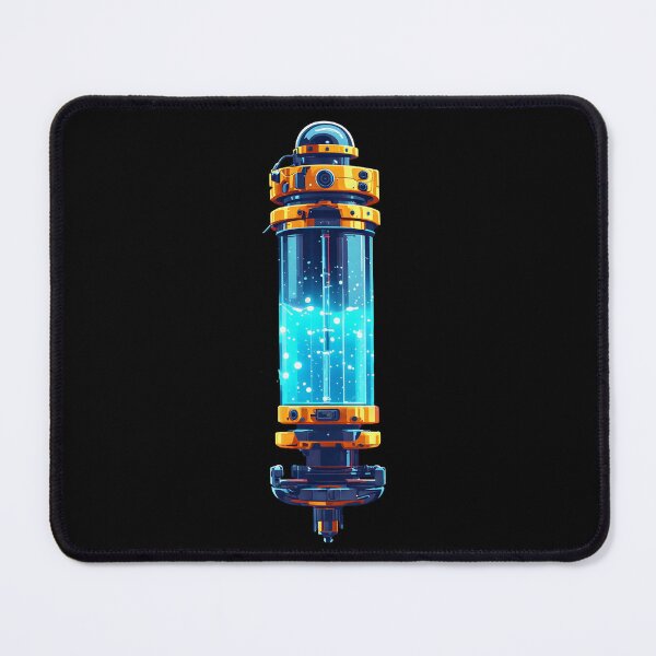 Item preview, Halloween Cybernetic Syringe - Neon and Gold Luminous Fluid designed and sold by Cyber Gold Studio.