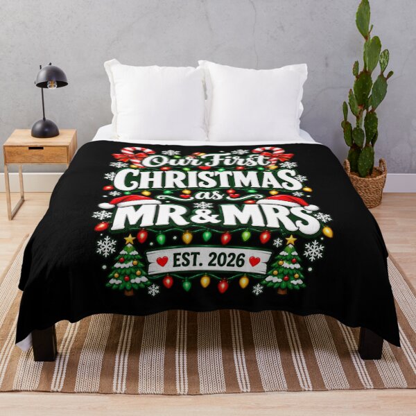 Item preview, Our First Christmas As Mr and Mrs EST 2026 Married Couple designed and sold by Whirx.