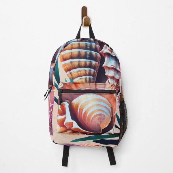 Item preview, Tropical Seashell Botanical Collage designed and sold by BeachWhisper.