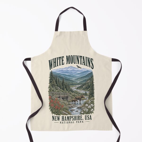 Item preview, White Mountains, New Hampshire, USA [Vintage Illustration] designed and sold by elektronen.