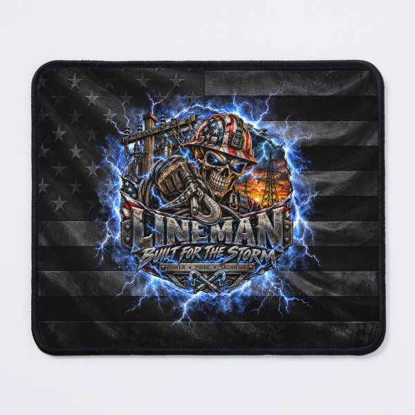 Item preview, Lineman Built for the Storm – Power Pride Sacrifice designed and sold by artistwill.