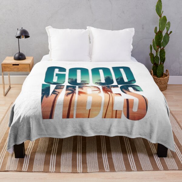 Item preview, Good Vibes Tropical Sunset Palm Tree Aesthetic designed and sold by aloksahu123.