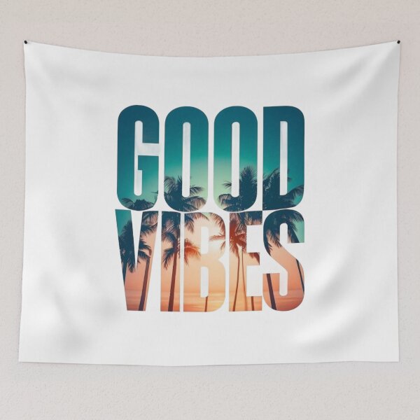 Item preview, Good Vibes Tropical Sunset Palm Tree Aesthetic designed and sold by aloksahu123.
