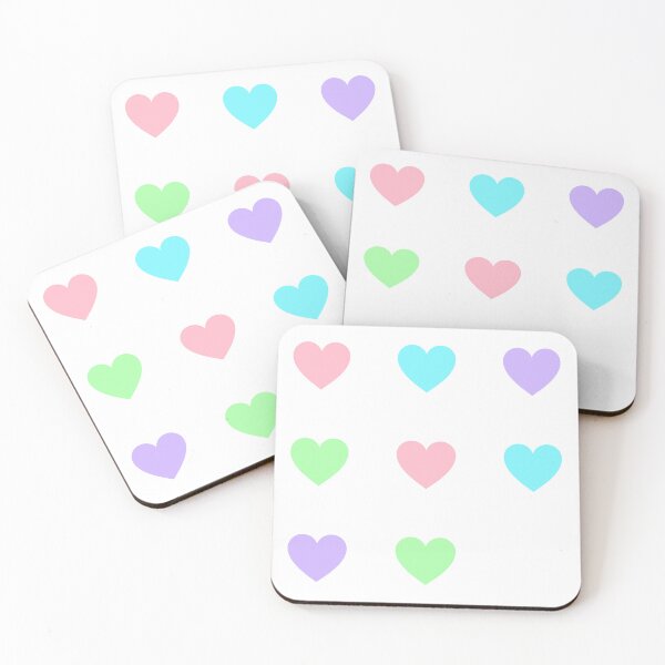 Item preview, Pastel Love Hearts Sticker Pack/Sheet- Small Size designed and sold by SlimyFish.