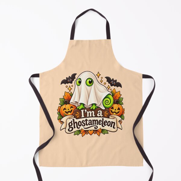 Item preview, Cute Ghostameleon Halloween Chameleon Autumn Design designed and sold by GusiaTreasures.