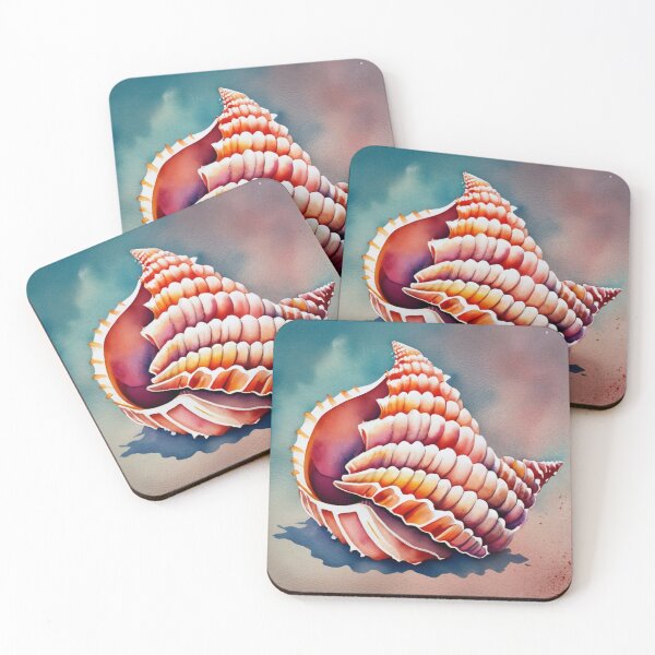 Item preview, Orange Conch Shell with Coral Interior designed and sold by BeachWhisper.