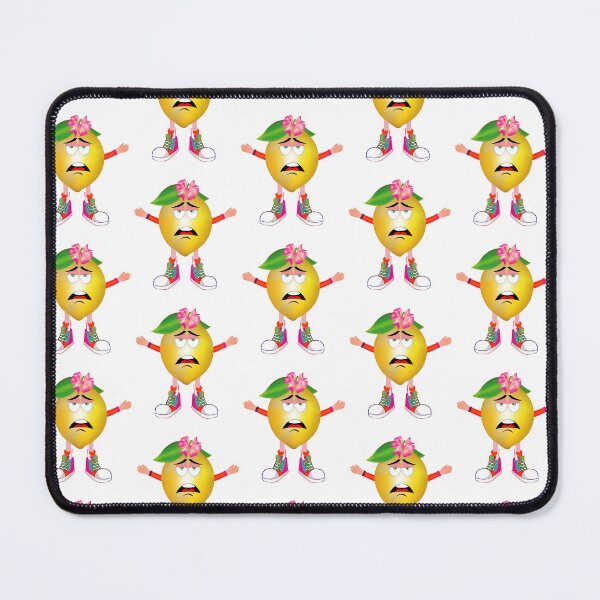 Item preview, Bored Lemon Animated Character Girl Version designed and sold by ExpressiveToon.