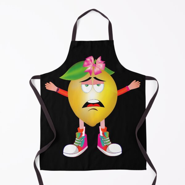 Item preview, Bored Lemon Animated Character Girl Version designed and sold by ExpressiveToon.