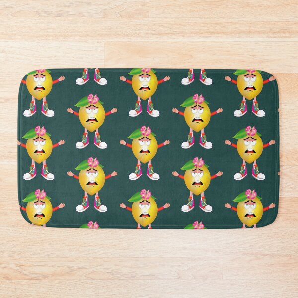 Item preview, Bored Lemon Animated Character Girl Version designed and sold by ExpressiveToon.