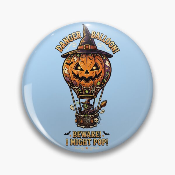 Item preview, Danger balloon! Beware! I might pop! - Trick or treat balloon designed and sold by ParadoxParadox.