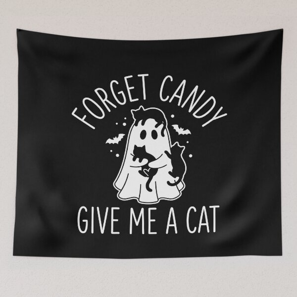 Item preview, Crazy Cat Lady Ghost Funny Halloween Multiple Cats designed and sold by MizoX7.