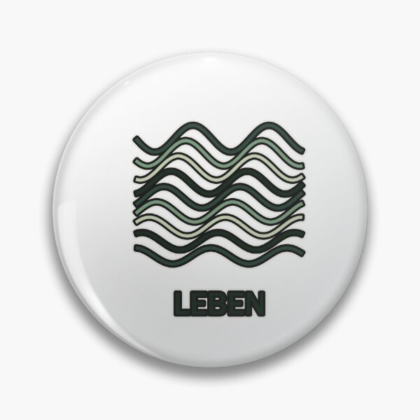 Item preview, Life – Retro Waves in Green | Minimalist Design designed and sold by Glowfy.