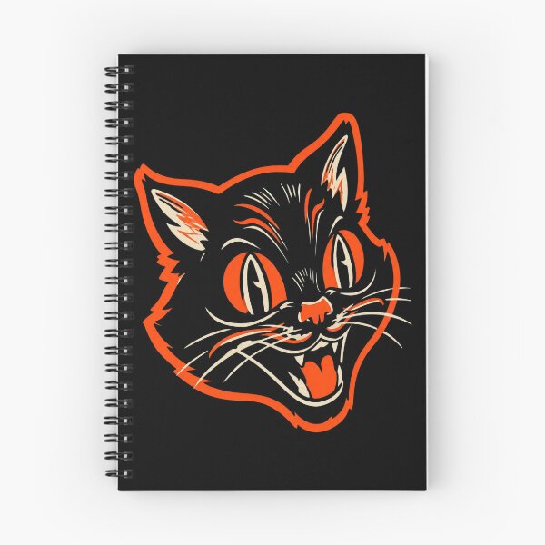 Item preview, Ctkr Studio Vintage Halloween Angry Black Cat Growling Face designed and sold by Elizabromby.