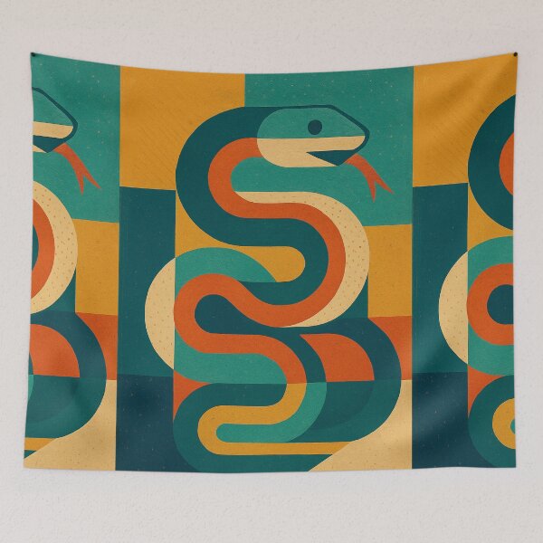 Item preview, Snake illustration – Mystical Serpent in Nature designed and sold by GalleryKauffeld.