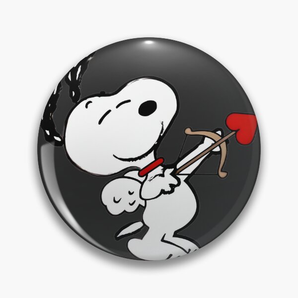 Item preview, Cupid Snoopy Love Archer Illustration with Heart and Bow designed and sold by Surface-arts.