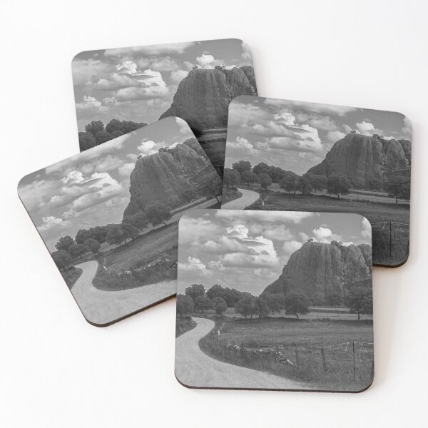 Item preview, Ancient Rock Formation and Rural Dirt Road, Salamanca Spain Landscape Photography designed and sold by DFLC Prints.