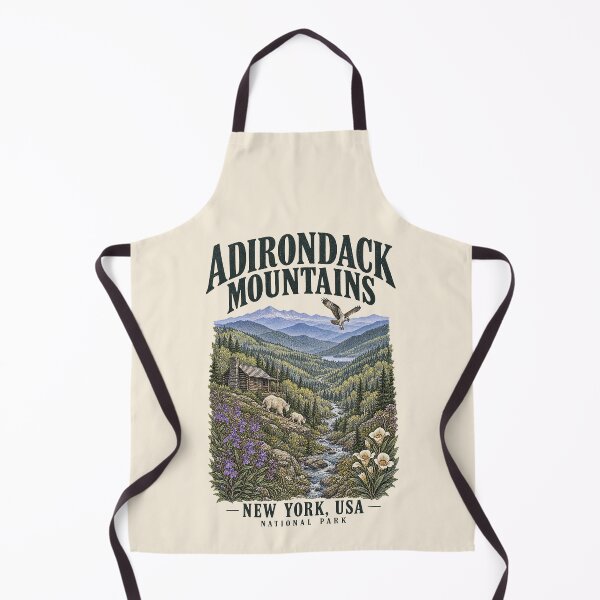 Item preview, Adirondack Mountains, New York, USA [Vintage Illustration] designed and sold by elektronen.