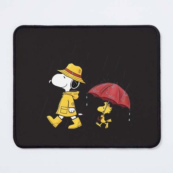 Item preview, Snoopy and Woodstock Walking in the Rain Cute Cartoon Illustration designed and sold by Surface-arts.