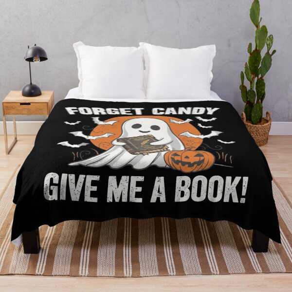 Item preview, Forget Candy Give Me A Book Ghost Reader Halloween designed and sold by MizoX7.