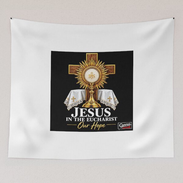 Item preview, First Jesus in Eucharist Hope designed and sold by canvas.usuk.