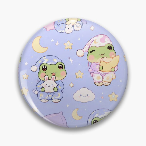 Item preview, Kawaii Frog Moon Pajama Pattern designed and sold by Soft Berry Studio.