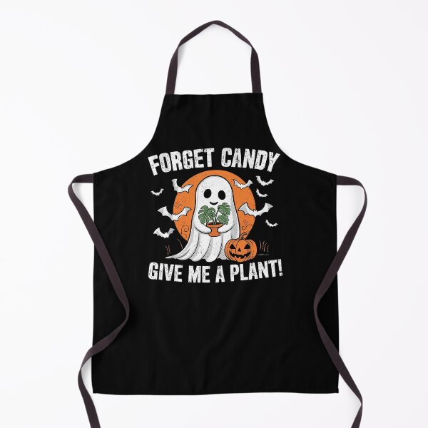 Item preview, Forget Candy Give Me A Plant Monstera Ghost Halloween designed and sold by MizoX7.