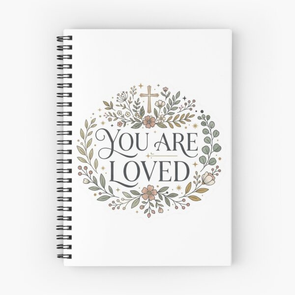Item preview, You Are Loved Christian Floral Botanical Design with Phrase designed and sold by MantoSagrado.