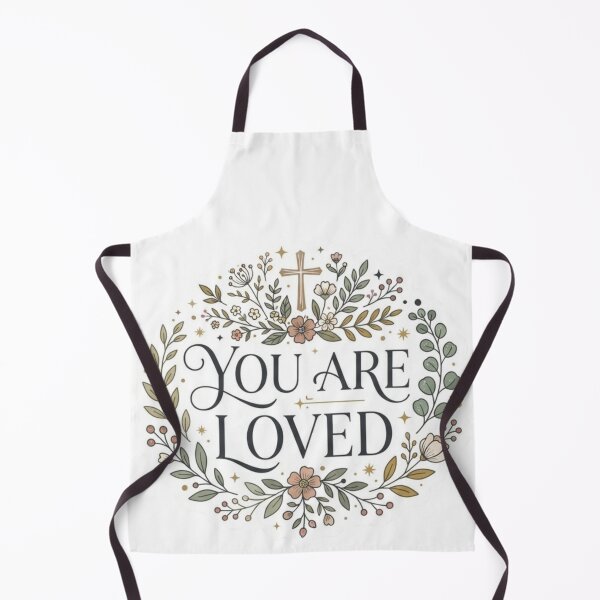Item preview, You Are Loved Christian Floral Botanical Design with Phrase designed and sold by MantoSagrado.