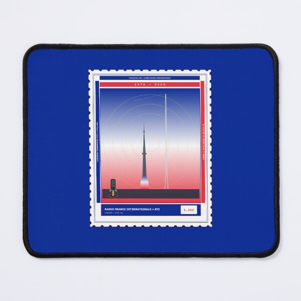 Item preview, Radio France Internationale RFI Issoudun 15300 kHz SWL Stamp 1975–2009 designed and sold by TribeGlyph.