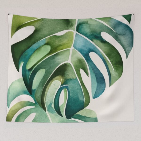 Item preview, Close-Up Split Monstera Leaf Layers designed and sold by BeachWhisper.