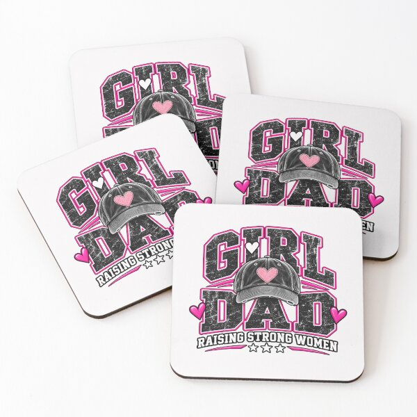 Item preview, Girl Dad Raising Strong Women Proud Father Design-White Background  designed and sold by Trendi61.