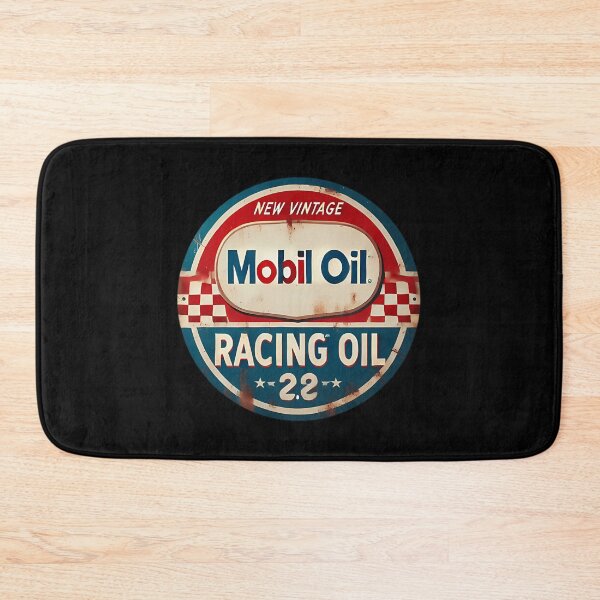 Item preview, Antique Mobil Oil Racing Car Sign designed and sold by SherlyOjed.