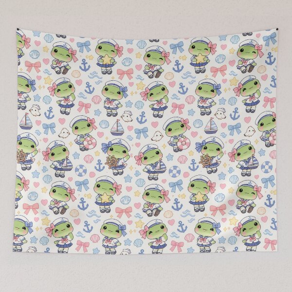 Item preview, Kawaii Frog Sailor Outfit Pattern designed and sold by Soft Berry Studio.