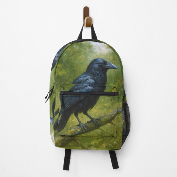 Item preview, Raven Painting – Mystical Black Bird of the Night designed and sold by GalleryKauffeld.