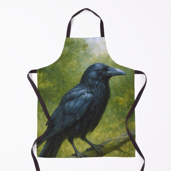 Item preview, Raven Painting – Mystical Black Bird of the Night designed and sold by GalleryKauffeld.
