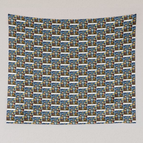 Item preview, Snoopy and Peanuts Friends Under a Starry Night with Love Illustration designed and sold by wallflower2war.