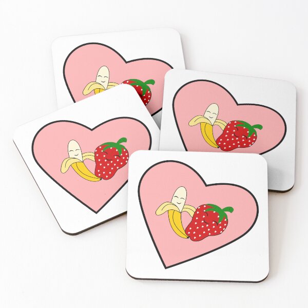 Item preview, Taste Buddies: Banana and Strawberry designed and sold by HarveyHandcraftsandDesigns.
