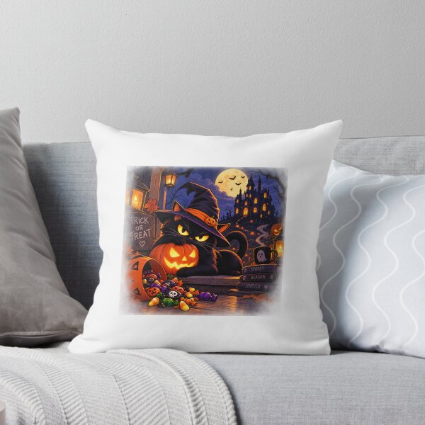 Item preview, Trick or Treat Black Cat designed and sold by Quistlor.