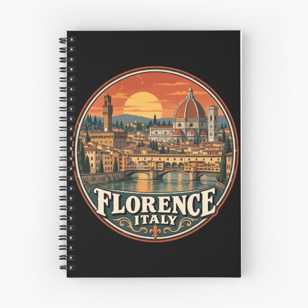 Item preview, Florence City Italy Travel Retro designed and sold by TomFrontierArt.