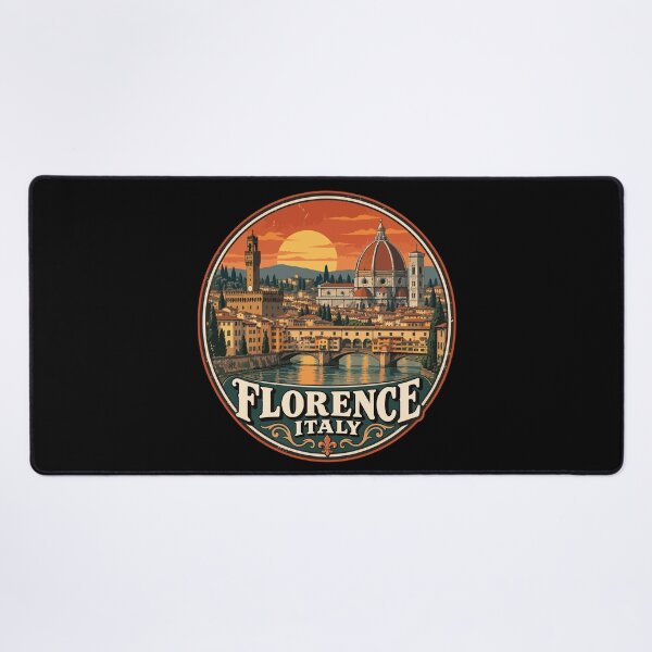 Item preview, Florence City Italy Travel Retro designed and sold by TomFrontierArt.