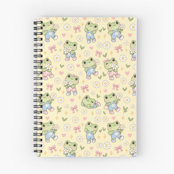 Item preview, Kawaii Frog Daisy Overalls Pattern designed and sold by Soft Berry Studio.