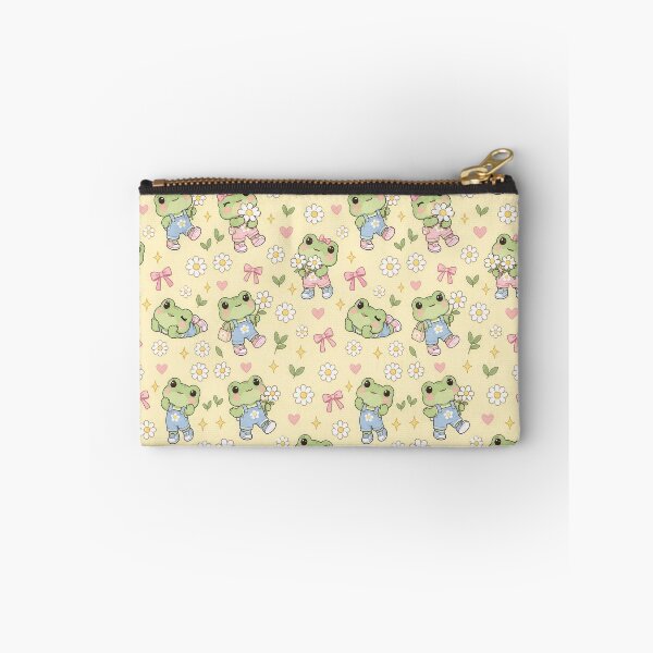 Item preview, Kawaii Frog Daisy Overalls Pattern designed and sold by Soft Berry Studio.