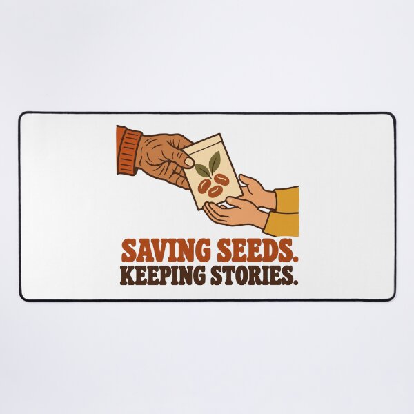 Item preview, Saving Seeds Keeping Stories Heirloom Garden designed and sold by DreamLayerStudio.