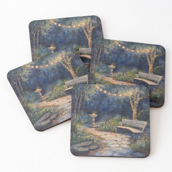 Item preview, Watercolor Night Garden designed and sold by Lori Winslow Designs.