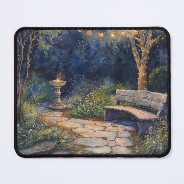 Item preview, Watercolor Night Garden designed and sold by Lori Winslow Designs.