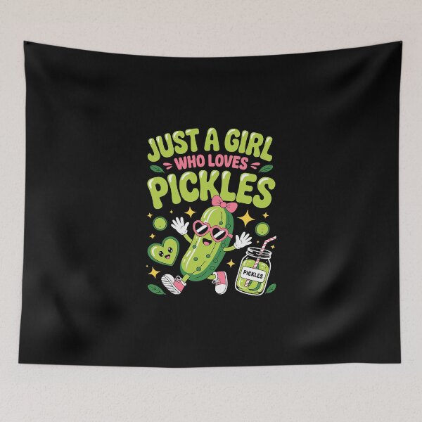Item preview, Just a girl who loves pickles  designed and sold by jkrphoto.