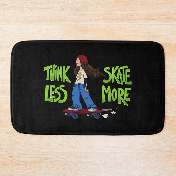 Item preview, Think Less Skate More designed and sold by VaniTee Fair.