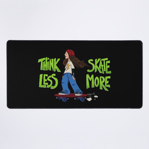 Item preview, Think Less Skate More designed and sold by VaniTee Fair.